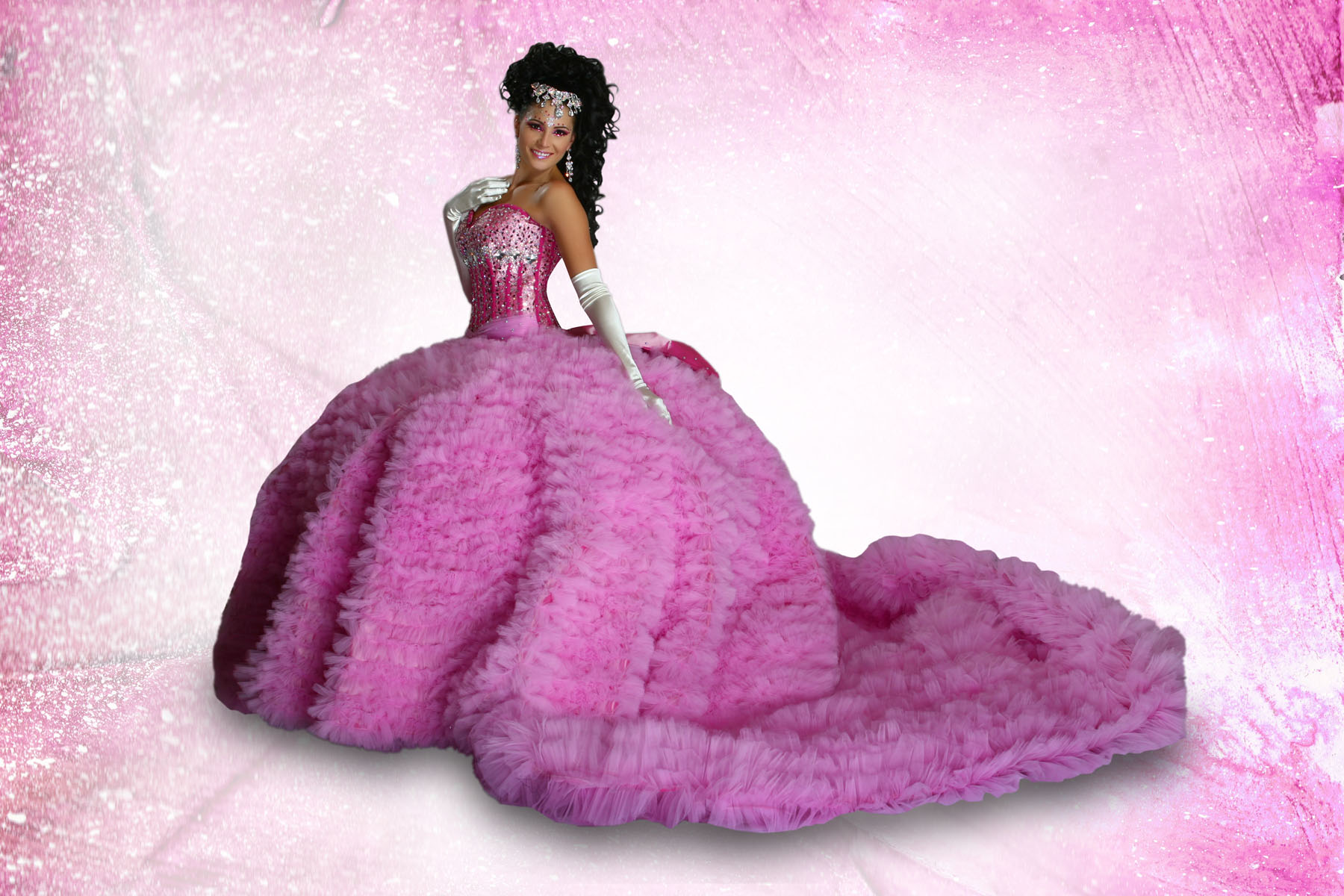 Quinceañera Dresses With Trains