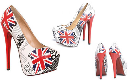 British flag fashion Quinceanera accessories