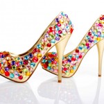 Photo Gallery: Walking On Sunshine! Colorful Quinceanera High Heels