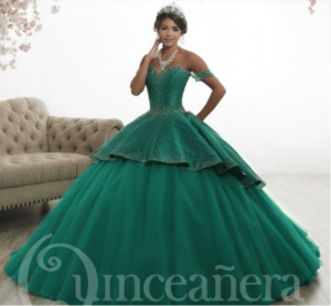 Quinceanera dresses with removable skirt. Quinceañera dresses, a woman in a green dress posing for a picture.