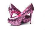 Pink Quinceanera High Heels Shoes