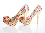 Colorful Quinceanera High Heels Shoes