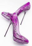 Purple Quinceanera High Heels Shoes