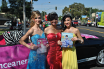  Cover Girls, Shelbi Byrnes, Claudia Avila with 2012 Image of Quinceanera.com Jazzel García.