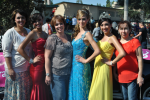  Cover Girls, Shelbi Byrnes, Claudia Avila with 2012 Image of Quinceanera.com Jazzel García.