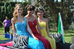  Cover Girls, Shelbi Byrnes, Claudia Avila with 2012 Image of Quinceanera.com Jazzel García.