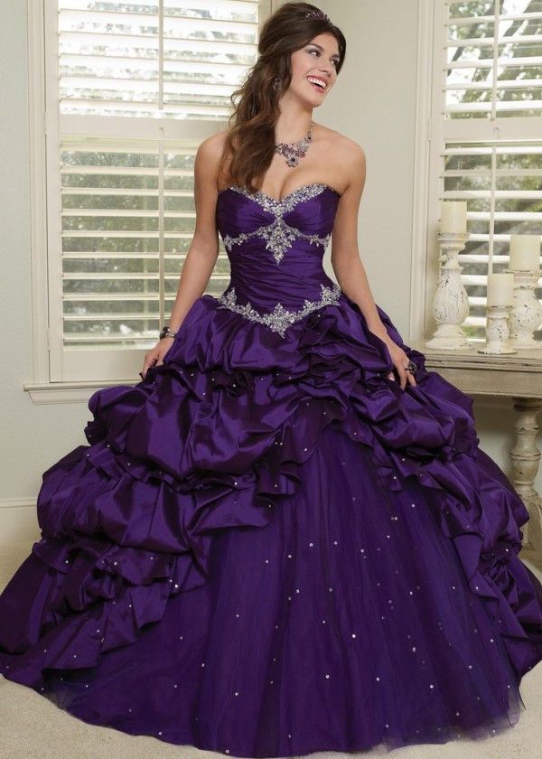 Top 2016 Purple Quinceañera Dresses